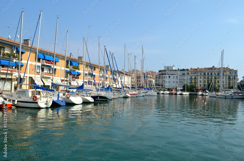 Fisher Harbour of Grado, Italy at Adriatic Sea