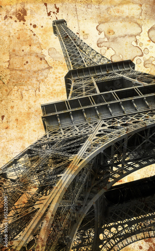 Fototapeta Tour Eiffel in vintage