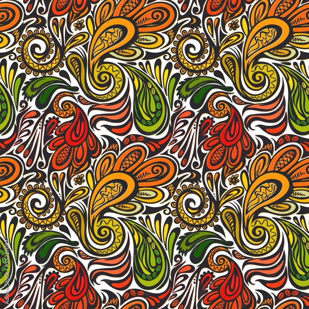 Paisley seamless pattern Paisley seamless pattern