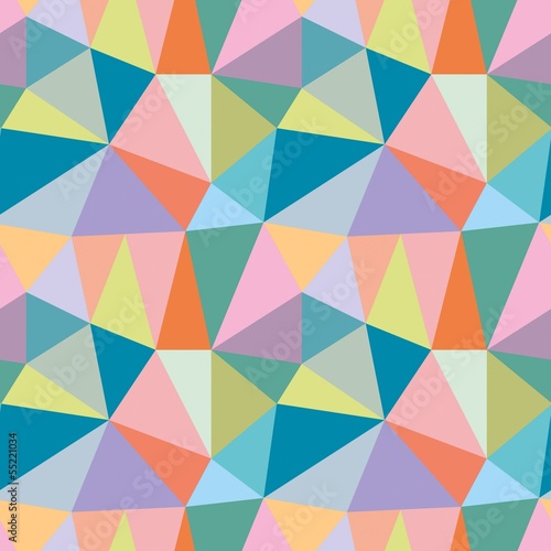 Seamless polygon triangle pattern