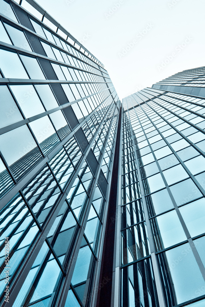 Obraz premium glass modern business center