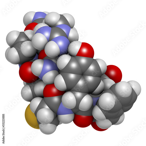 Desmopressin drug, synthetic replacement of vasopressin hormone photo