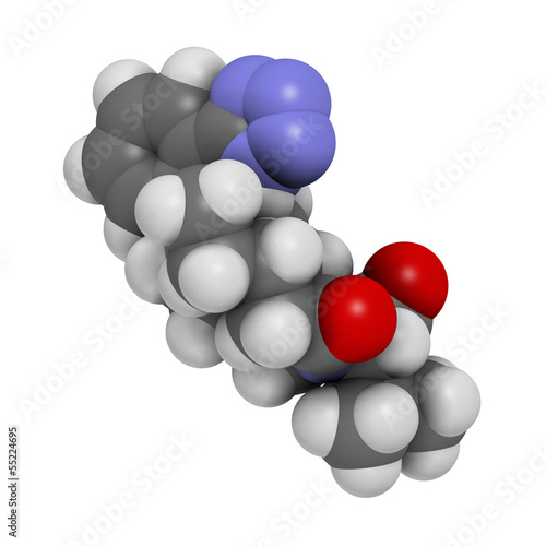 Valsartan high blood pressure (hypertension) drug.