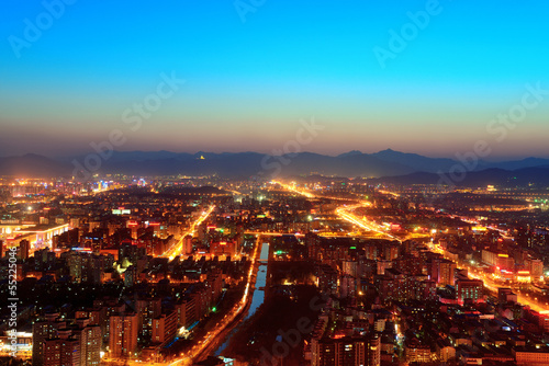 Beijing sunset