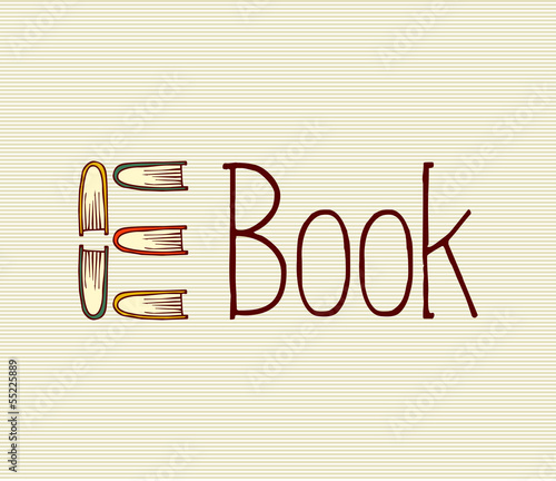 Vintage digital book text.