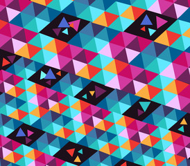 Crédence de cuisine Zigzag Éléments géométriques hipster modernes  © Cienpies Design