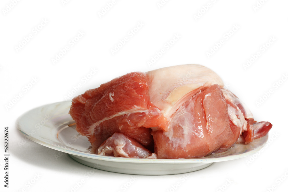 Still life of raw meat for cooking Still life of raw meat for cooking