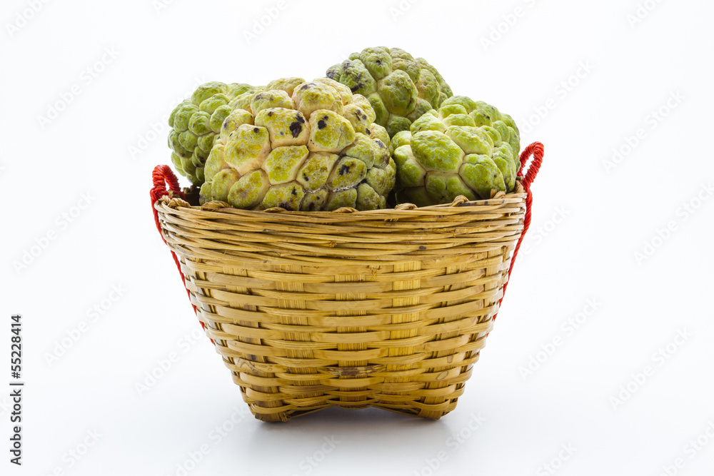 Obraz premium Custard Apple in the Basket