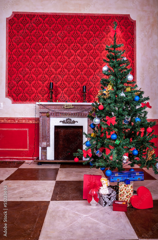 Sensasional vintage Christmas interior