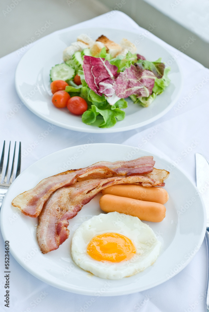 American breakfast American breakfast
