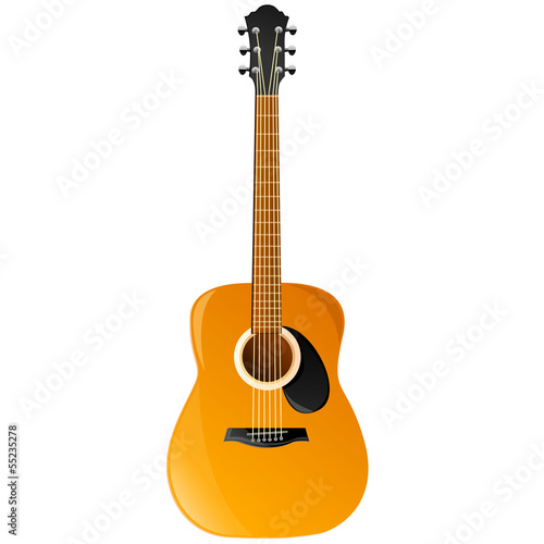 guitar, vector illustration