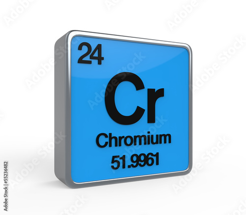 Chromium Element Periodic Table © nerthuz