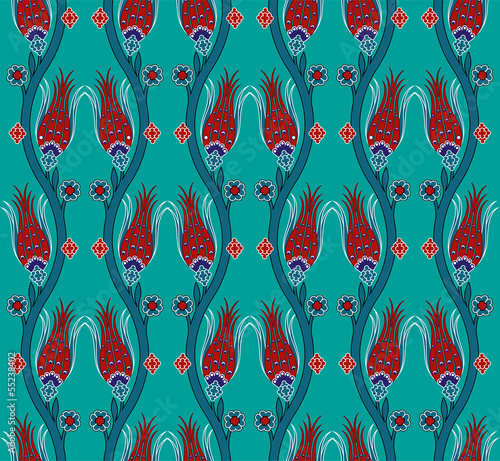 Photography Dikişsiz Türk Çini vektör