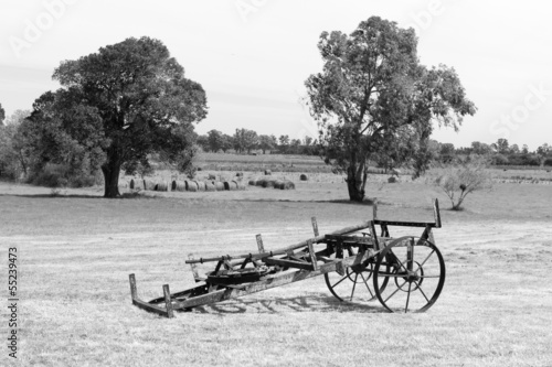 Antique farming equipment