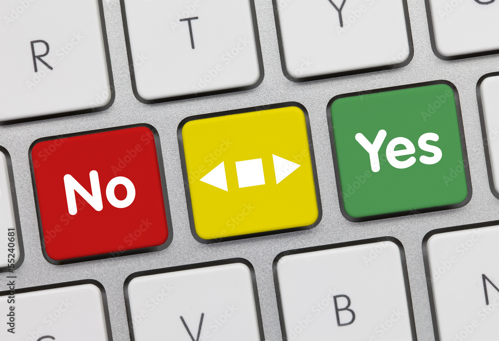 Yes vs. no keyboard Yes vs. no keyboard