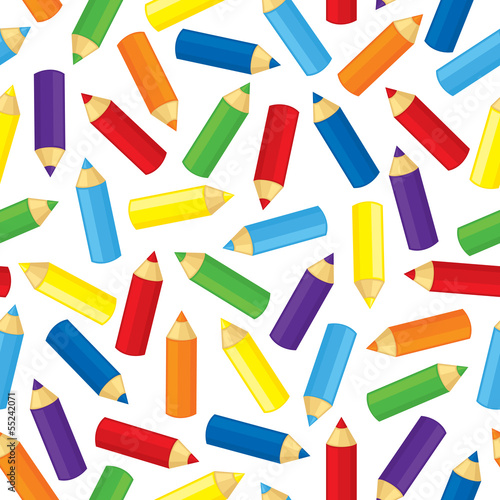 Pencils pattern seamless