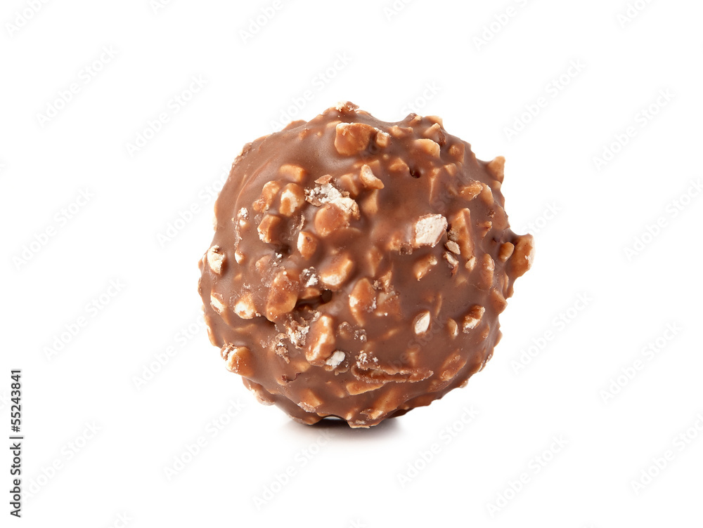 Chocolate candies with nuts Chocolate candies with nuts