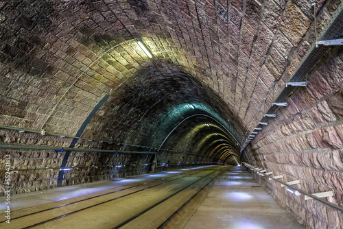 Photography Tram tunnel in Bratislava - Slovakia