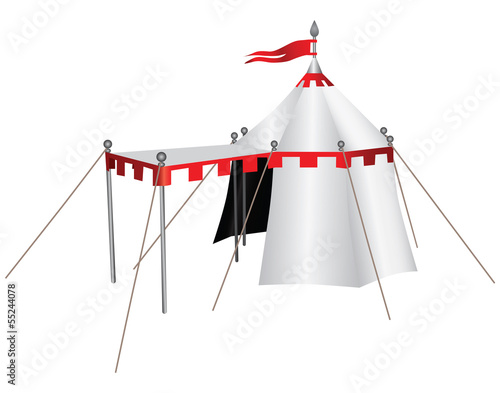 Knight is tent