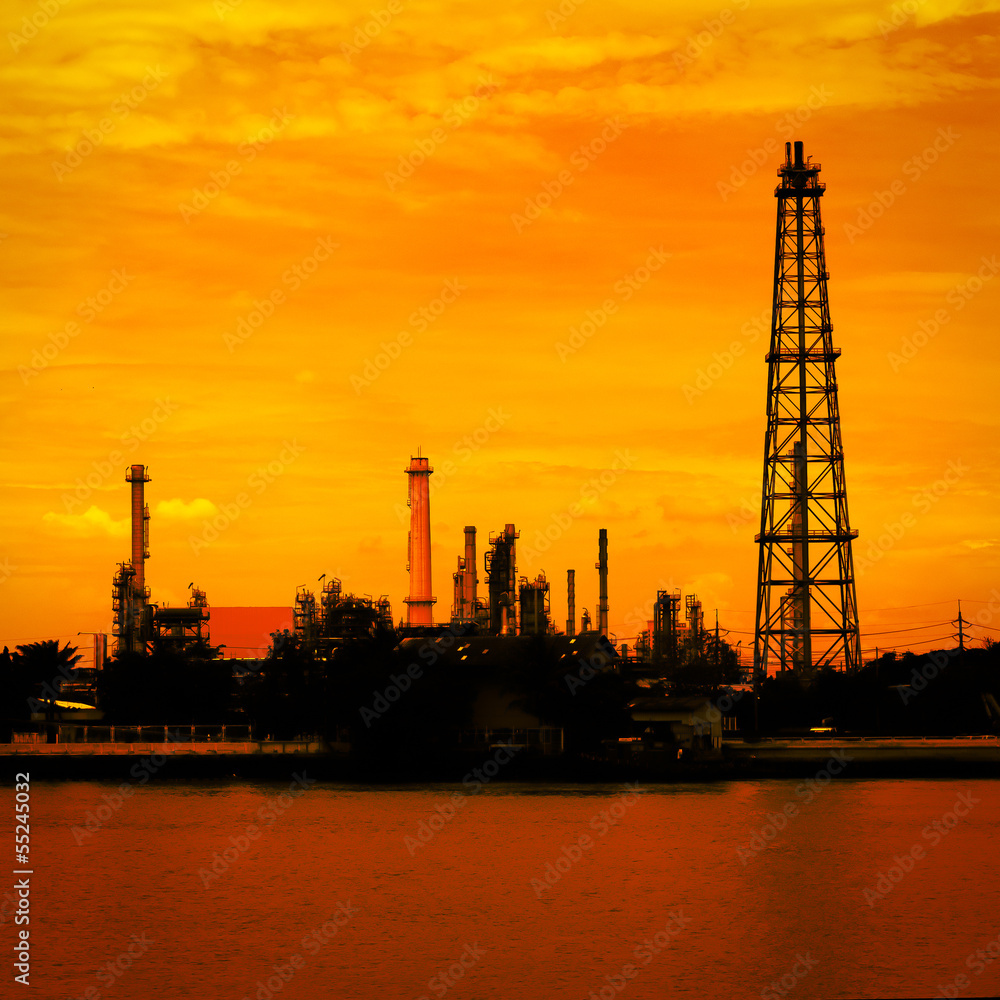 Oil refinery factory Oil refinery factory