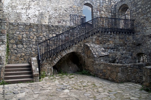 Interior of The Castle of Strecno