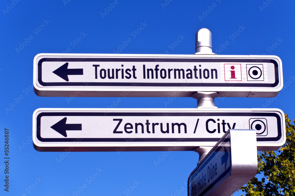 Fototapeta premium Tourist Information Zentrum City