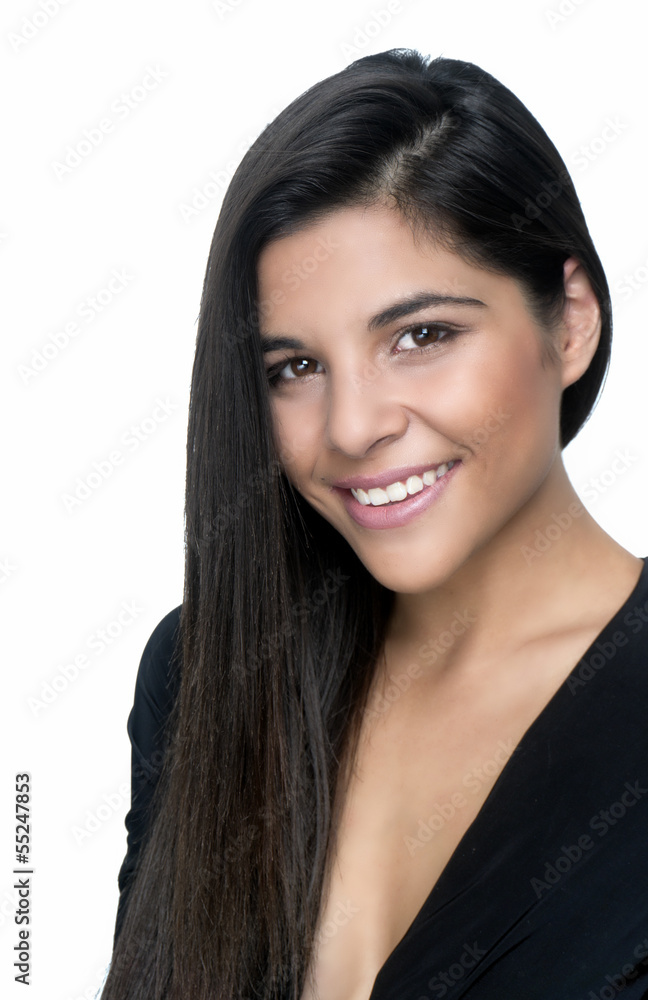 Portrait of an attractive young woman smiling Portrait of an attractive young woman smiling