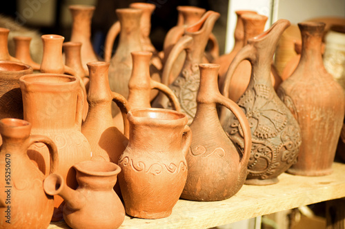 Clay pots