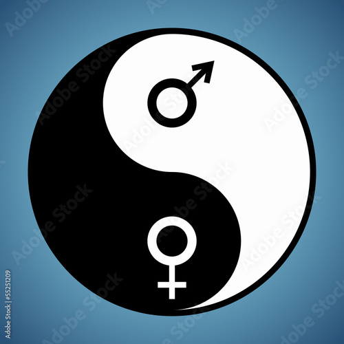 Yin Yang Man and Woman