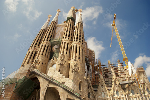 Sagrada Familia in barcelona, spain