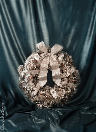 Christmas luxury wreath vintage style