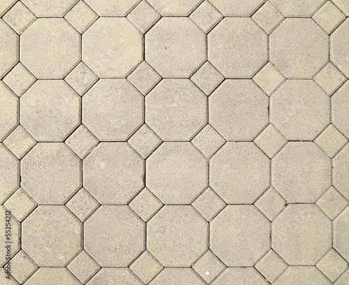 brick octagonal walkway pavement texture