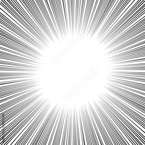 Manga Comics Radial Speed Lines