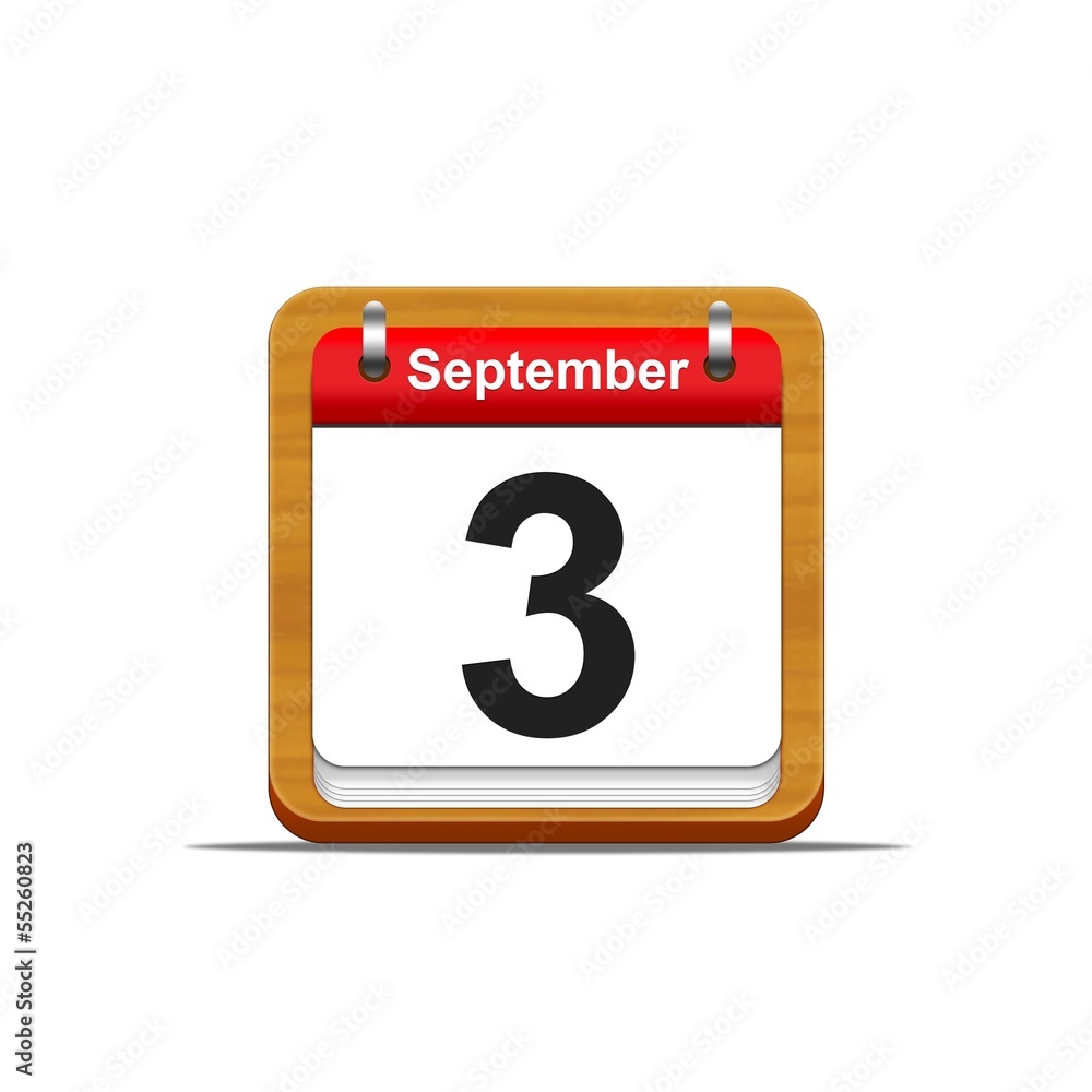 September 3. September 3.