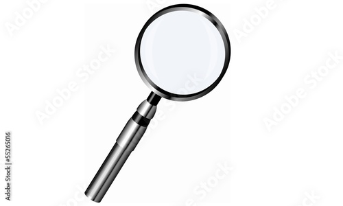 Realistic Vector Magnifying Glass photo