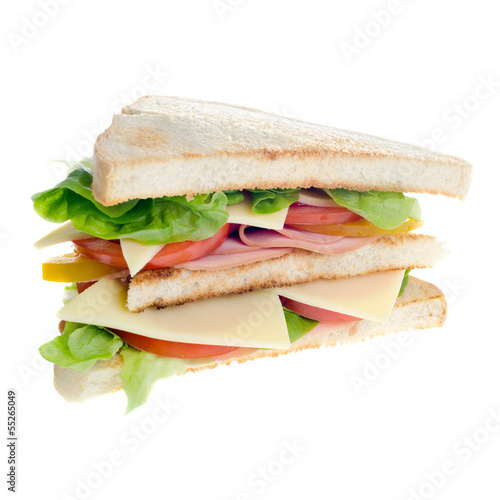 Sandwich isoliert