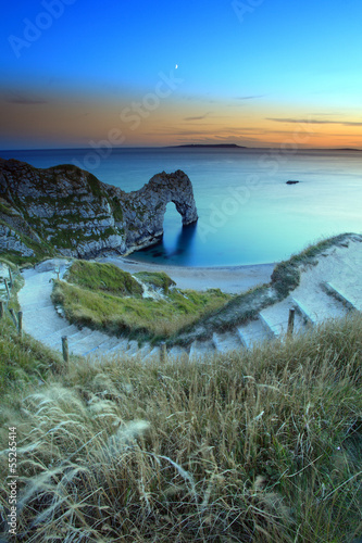 Durdle Door Dorset England Sunset