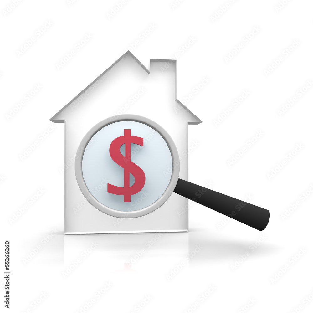 Obraz premium sign, real, estate, house,