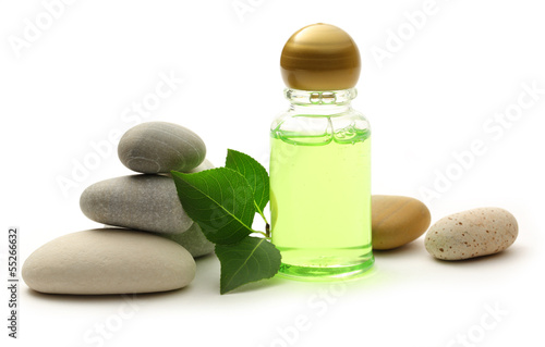 Stones, leaves and shampoo bottles