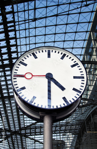 Clock at the train station