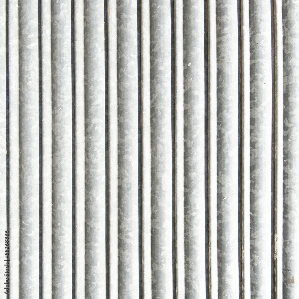Fototapeta premium Closed security shutters. Background texture.
