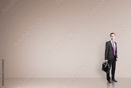 man with briefcase