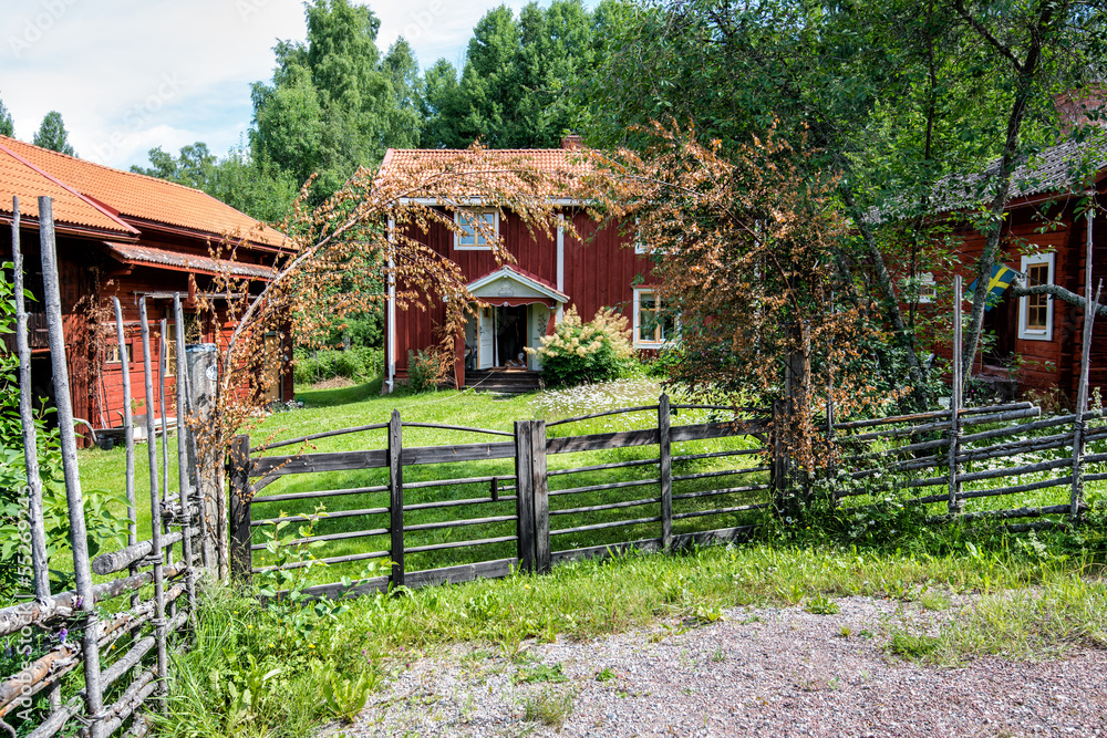 Traditional architecture in Dalecarlia, Sweden Traditional architecture in Dalecarlia, Sweden