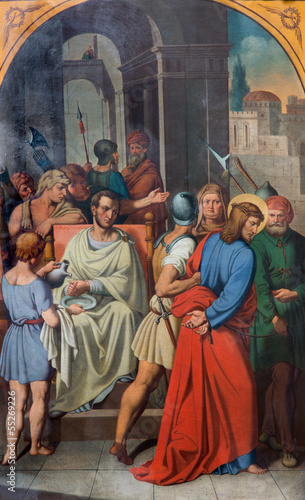 Vienna - Paint of Jesus for Pilatus