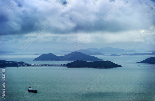 Hong Kong islands sea and the sky