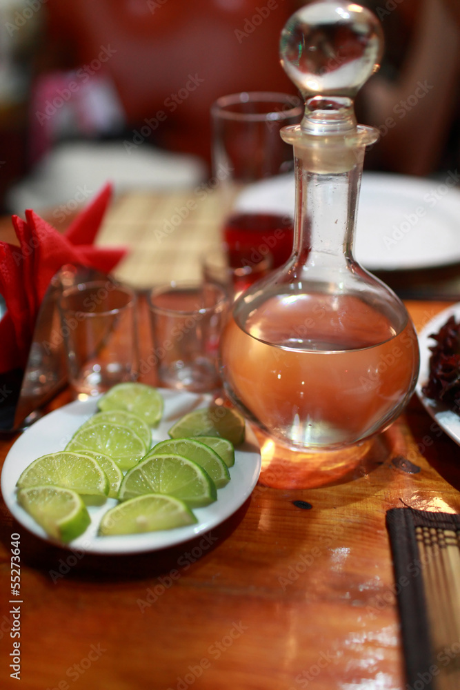 Carafe of tequila Carafe of tequila