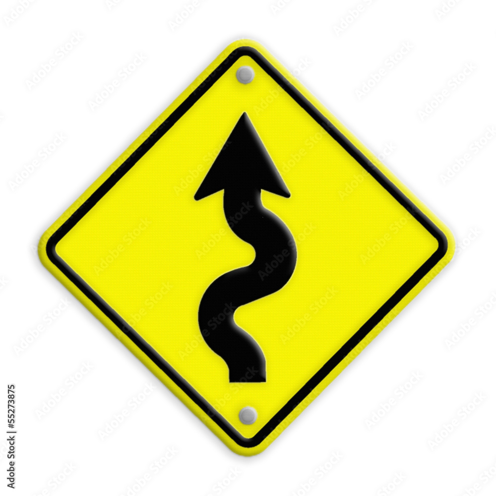 Left winding road, Part of a series. Left winding road, Part of a series.
