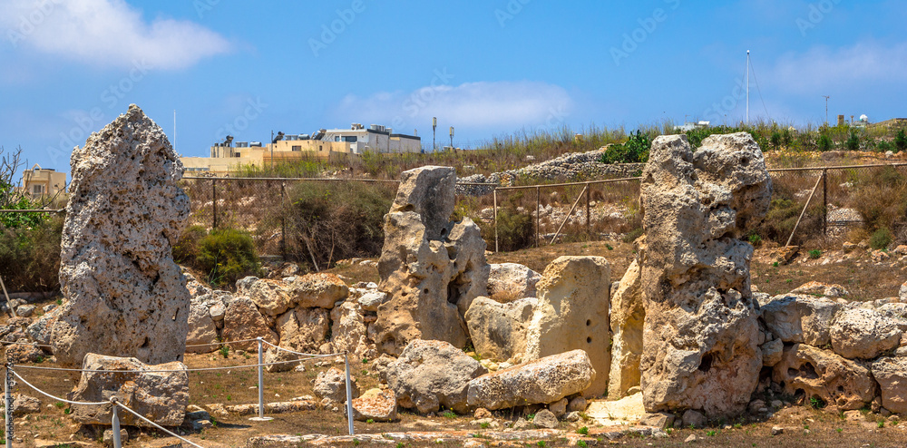 Skorba temples in Mgarr, a UNESCO World Heritage Site