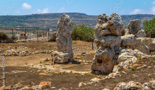 The Skorba temples situated in Mgarr, Malta