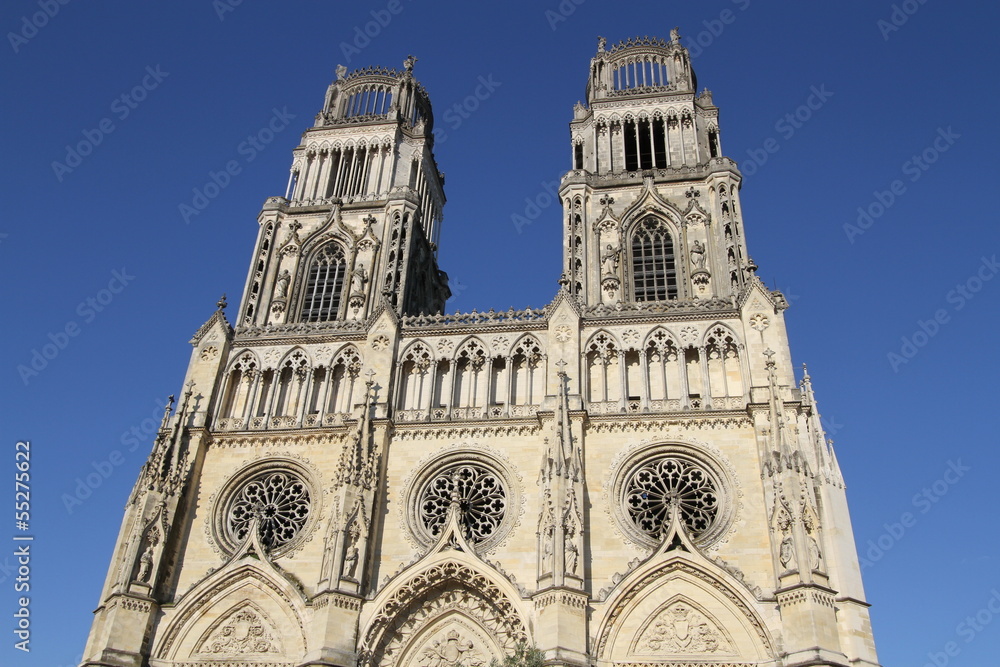 Tours cathédrale Sainte Croix. Orléans. Tours cathédrale Sainte Croix. Orléans.